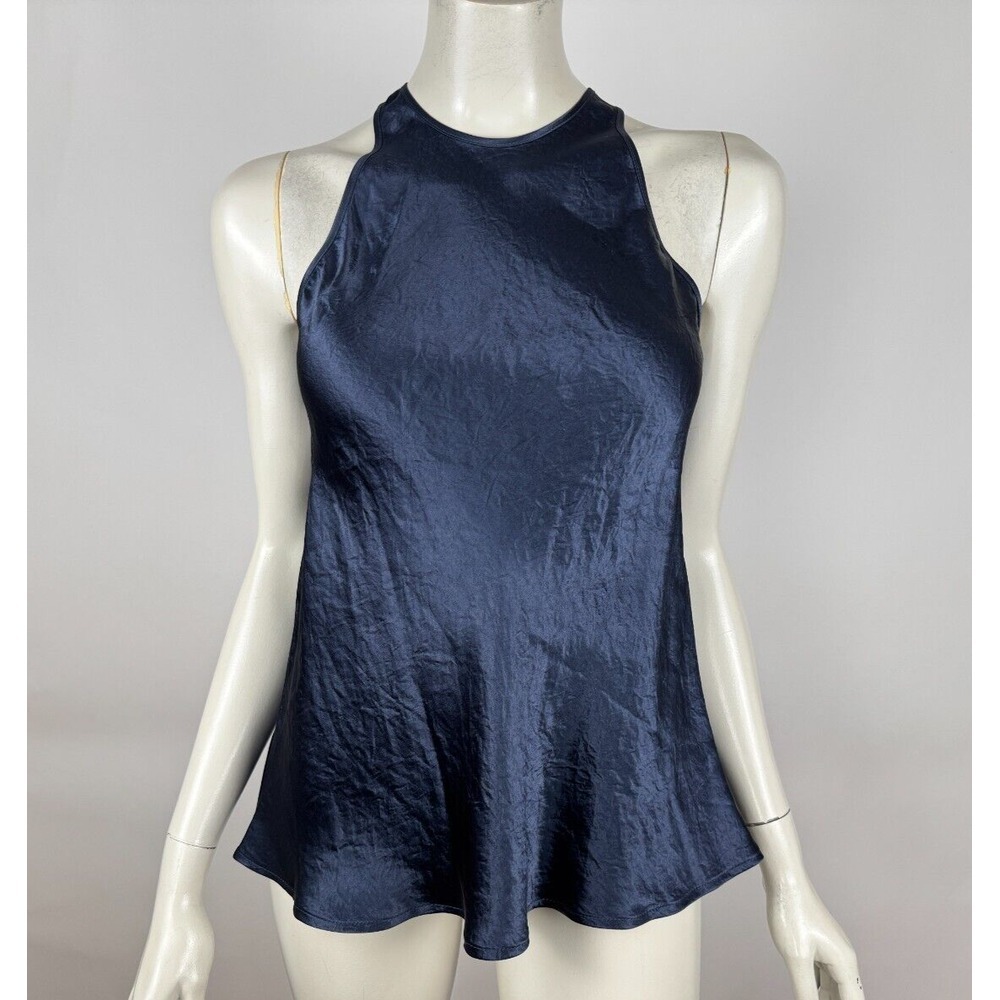 Aritzia‎ Babaton Butler Tank Top Women 2XS NWT Sleeveless Crew Neck Tunic Navy